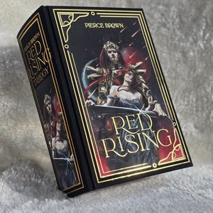 Red Rising Trilogy Omnibus Custom Rebound Book | Artwork by @alemonleaf