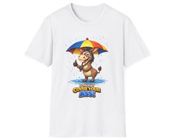 Always Cover Your Ass Sarcastic Humor Shirt, Gift for Coworkers, Employees & Office Funny T-Shirt.