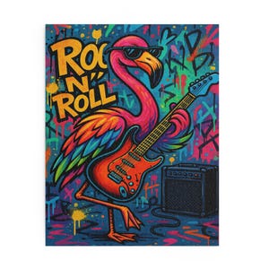 Rock and Roll Flamingo - Jigsaw Puzzle