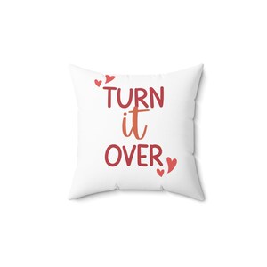 Love Quote Pillow, Cute Home Decor, Cozy Gift for Couples, Valentine&#39;s Day Decor, Heart Themed Pillow