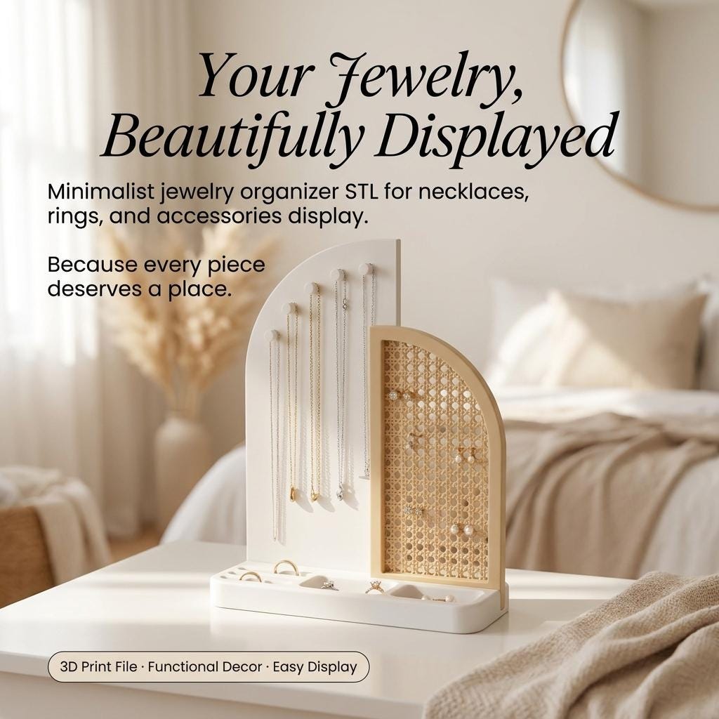 3d print file jewelry stand - Etsy 日本