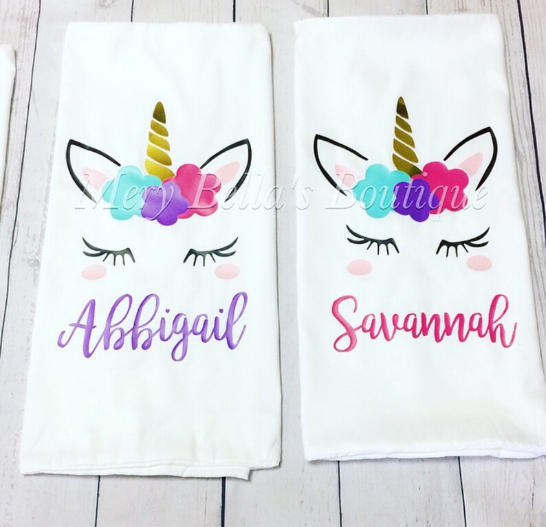 Personalized Unicorn Pillowcases custom pillowtravel pillow Etsy