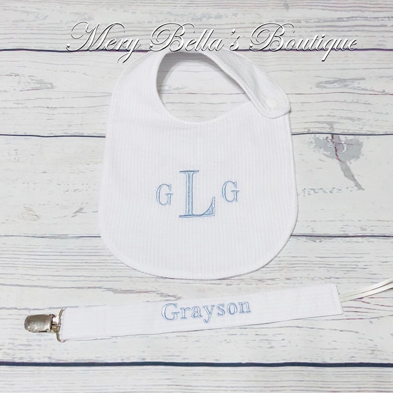 Christening Baby Gift Baptism Gift Dedication Day White Bib Etsy