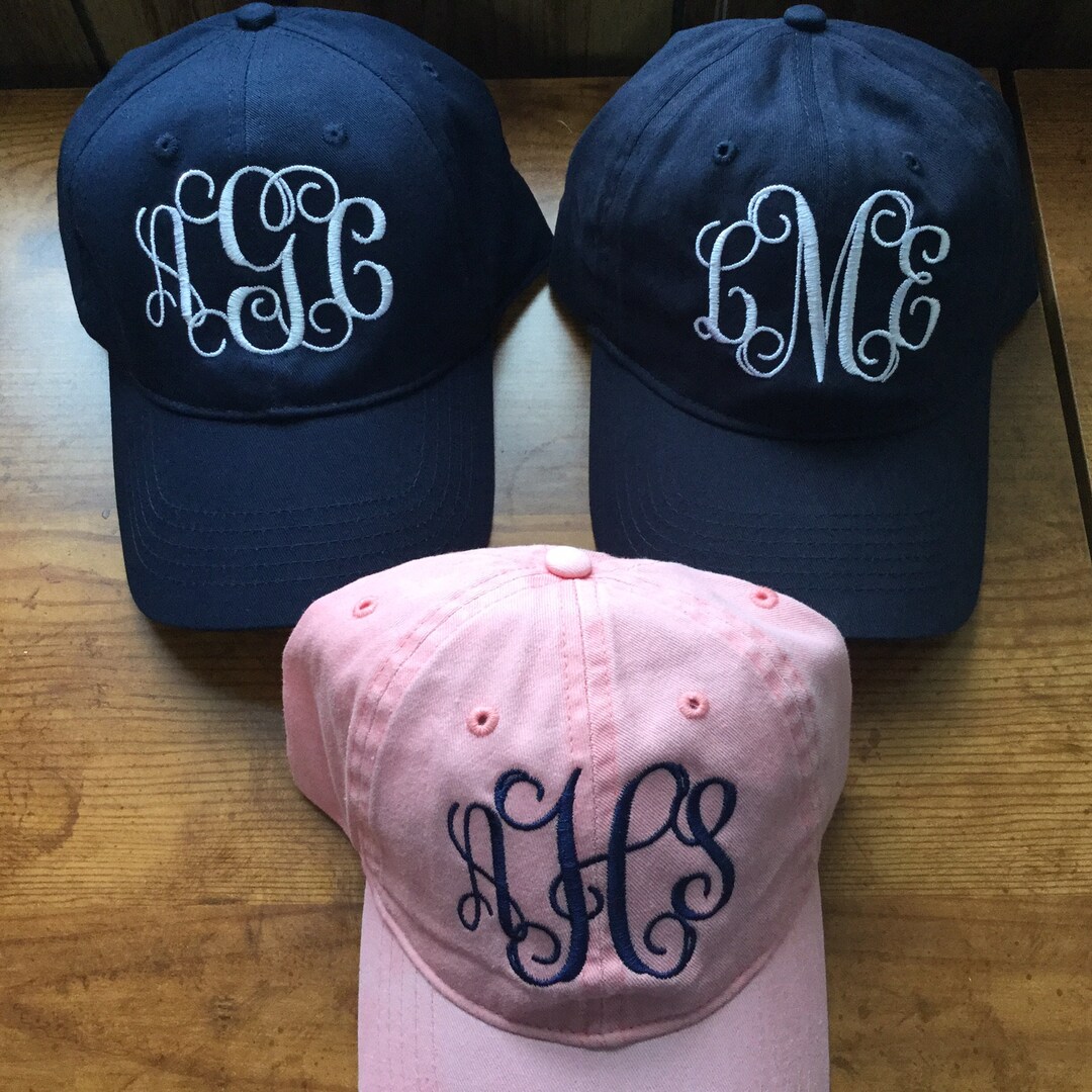 Personalized Hatmonogrammed Cap Hatsummer Hatsmonogram - Etsy