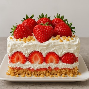 Strawberry Crunch Poke Cake Recipe: Easy Dessert (Printable PDF Download)