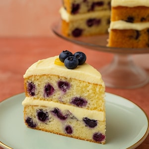 Lemon Blueberry Cake Recipe – Moist Summer Dessert with Citrus Glaze | Printable Baking PDF | Instant Digital Download