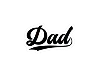 Dad Cut Aufkleber zur Personalisierung, Laptop Dekor, Vatertagsgeschenk, Geschenke für Väter