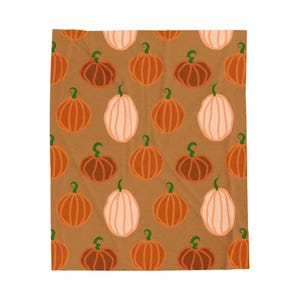 Pluche deken pompoen