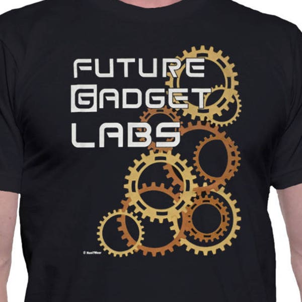 S;G Anime T-Shirt Future Gadget Labs FREE SHIPPING