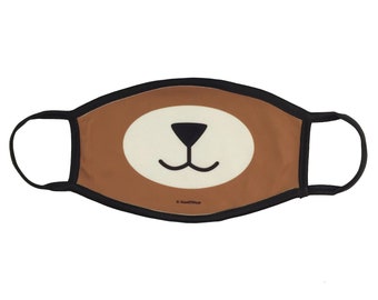 Bear Face Mask Etsy - roblox teddy bear mask
