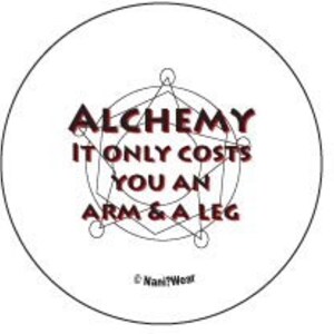 Alchemist 2.25 Anime Inch Button alchemy, Costs You an Arm and a Leg - Etsy