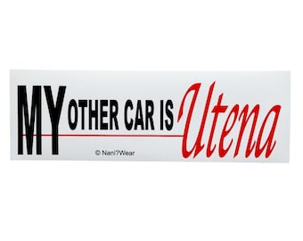 Utena Anime Bumper Sticker (My Other Car is Utena)