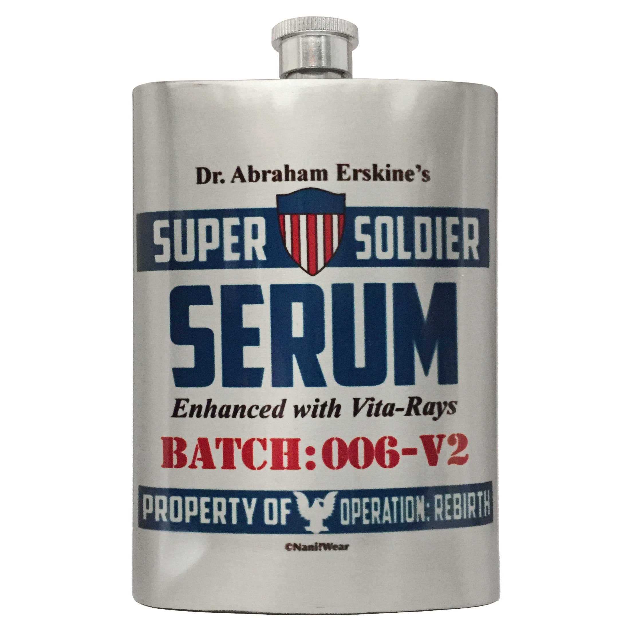 Amerika Inspiriert Flasche Dr Erskine Captain Super Soldier Etsy
