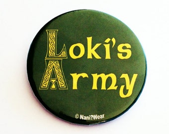 Loki's Army Button 2.25 Geek Inch