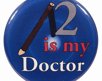 Who 2.25 Inch Second Doctor Button 2 Is My Doctor