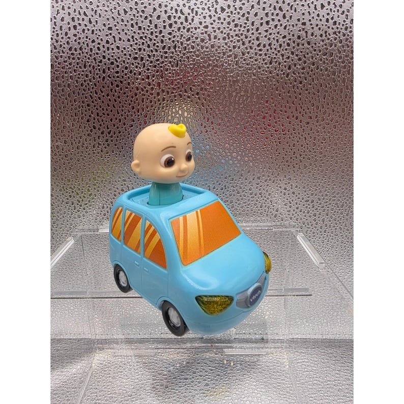 Véhicule interactif lumineux CoComelon Go Go Smart Wheels de JJ, voiture familiale de VTech image 1