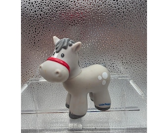 Fisher-Price Little People Caring for Animals Farm Grey Dapple Horse Figure 2016