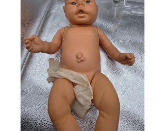 Muñeco vintage Berjusa Berenguer para recién nacido, unisex, talla única, vinilo, anatómicamente correcto.