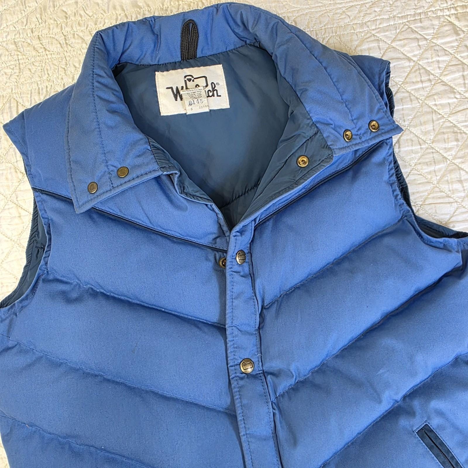 Woolrich Down Vest - Etsy