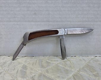 Vintage Imperial Frontier Series USA-tillverkad P-III-kolkkniv i rostfritt stål