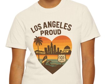 Los Angeles Proud T-Shirt, Vintage California Tee, Los Angeles, California T-Shirt, Southern California Tee, SoCal, LA, Los Angeles Spirit