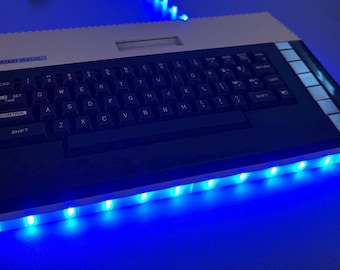 The Original Retro Base LED for showing off your Atari 800XL 8-bit vintage home computer or similar sized electronics devices