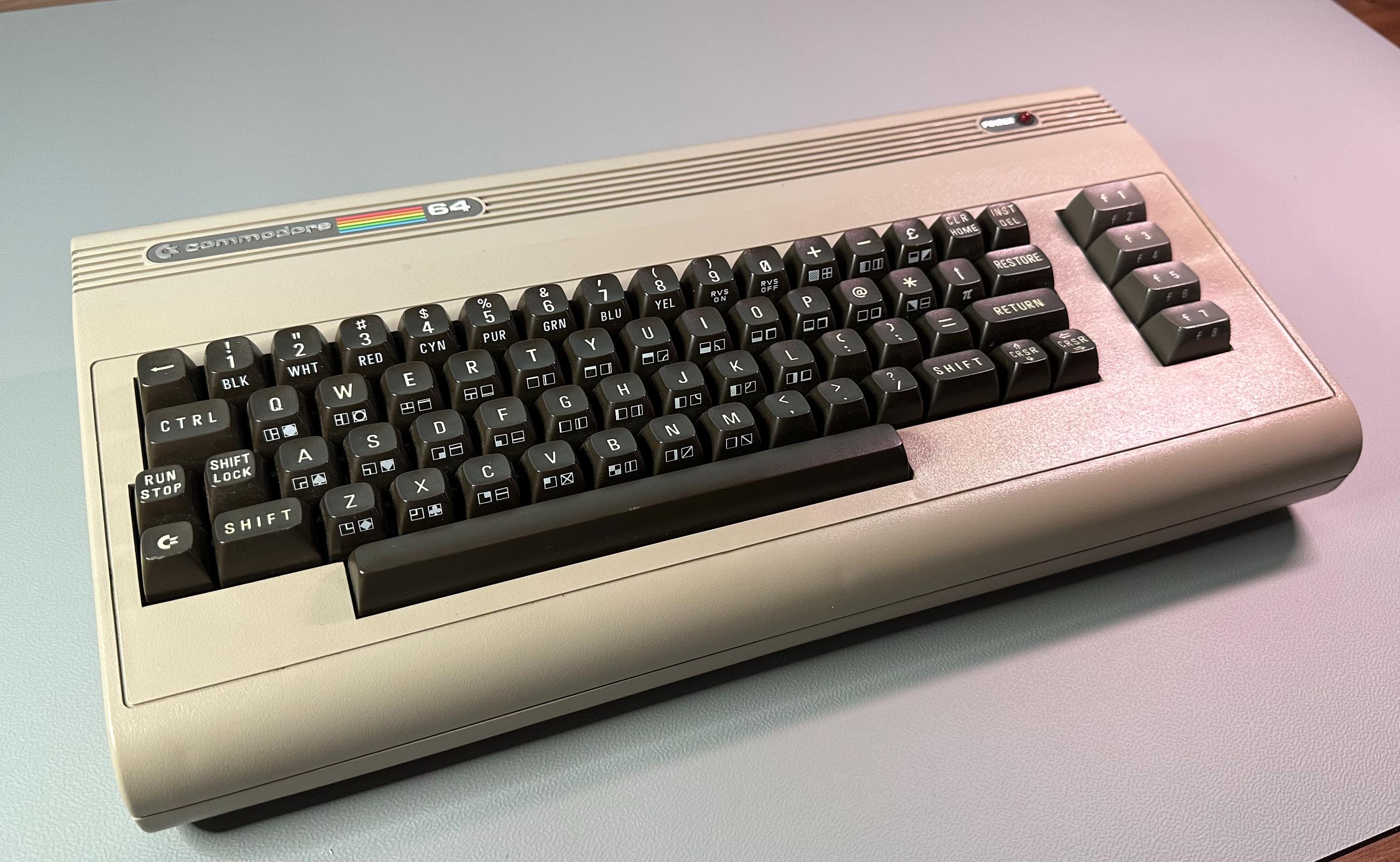 Vintage Commodore 64 Clean and in Good Working Condition, Original - Main Image