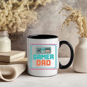 Gamer Dad Coffee Mug, Fathers Day, Gift for Him, Grandpa Fathers Day Mug, New Dad Gift