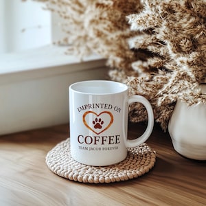 Twilight Merch Jacob, Team Jacob, Twilight Meme Cup, Jacob Black, Gift for her, Edward Cullen Gift, Gift for Fans, Edward Twilight Mug, 15oz