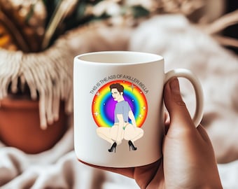 This is the Ass of a Killer Bella Mug | Funny Twilight Meme Coffee Cup | Edward Cullen Gift | Quirky Fan Mug | Unique Humor Gift for Fans