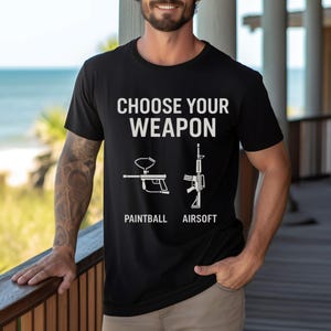Camiseta de paintball: divertida camiseta unisex de manga corta para amantes de las cosas raras, regalo para amigos, equipo táctico, airsoft y paintball.
