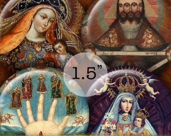 CUZCO SAINTS 1.5" circles Hi-quality, ready to print