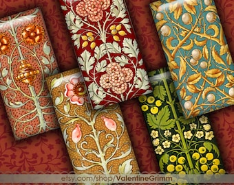 NATURE in NOUVEAU 1x2" Dominoes...High-quality, ready to use images