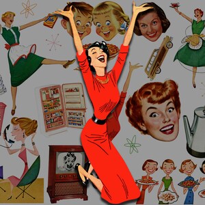 RETRO MOMS png / Hallo-Qualität, fertig zum Drucken
