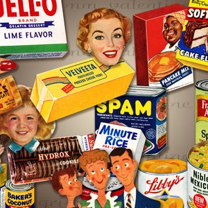 1950s FOODS pngs…Hi-quality, ready to print
