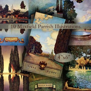 MAXFIELD PARRISH 4x6"…Hi-quality, ready to print