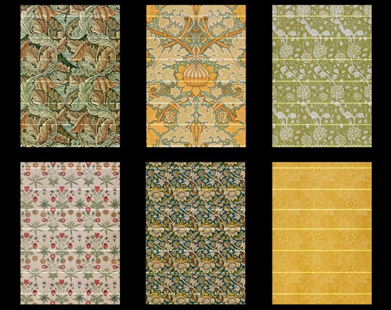 WILLIAM MORRIS No. 1 12 Large Digital Printable Arts & - Etsy