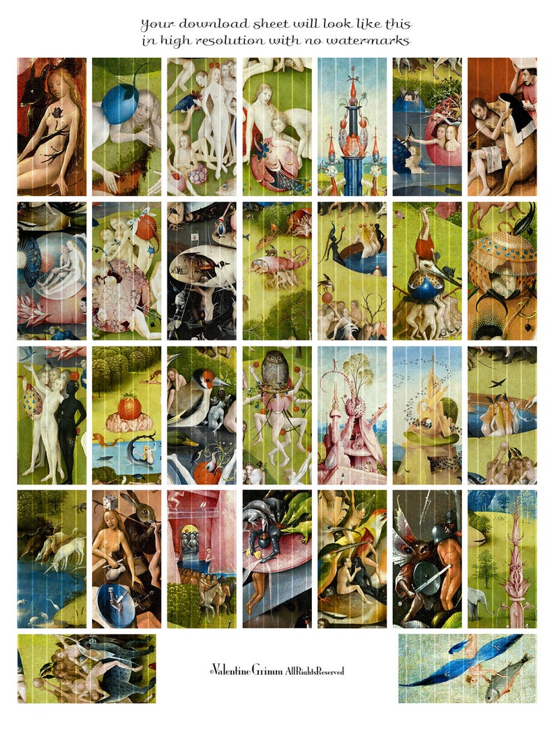 Garden Of Earthly Delights High Resolution Download Stained