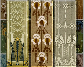 JUGENDSTIL 1x3" Slides...High-quality, ready to use images