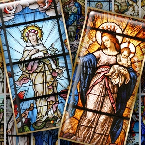 QUEEN OF HEAVEN No.1 - 1x2" Dominoes...High-quality, ready to use images