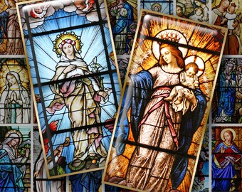 QUEEN OF HEAVEN No.1 - 1x2" Dominoes...High-quality, ready to use images