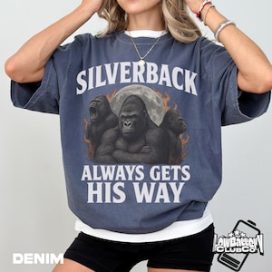 Funny Gorilla Alpha Male T-Shirt, Retro Gym Pump Humor Tee, Bold Workout Graphic Shirt, Gift for Fitness Lovers