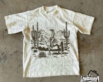 Cowgirl T-Shirt, Vintage Western Graphic Tee, Retro Rodeo Shirt, Comfort Colors Country Girl Aesthetic, Southern Cowgirl Style Top