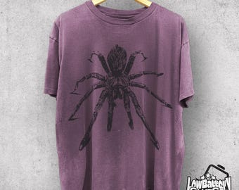 Camiseta con gráfico de araña retro, camiseta de araña de inspiración vintage, camiseta retro espeluznante, diseño nostálgico de arácnido