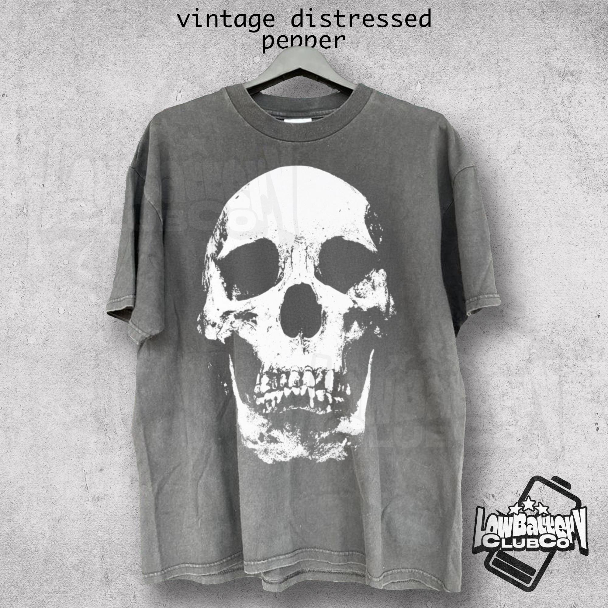 Y2k Skull Shirt - Etsy