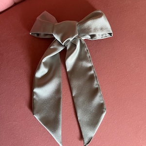 The Bow in Sage || Cottagecore Whimsigoth Coquette Hair Bow ||
