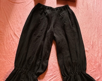 Pantalones bombachos Rosaline II hechos a mano por Whimsigoth, estilo pirata medieval, cómodos pantalones bombachos