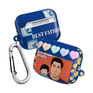 Father&#39;s Day AirPod Case, Cute Dad Gifts, Heartfelt Accessories, Funny Gift for Dads, Personalized Tech Gear