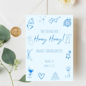 Elle a trouvé son invitation d&#39;enterrement de vie de jeune fille de Zazzle.be Liste d&#39;envies C&#39;est l&#39;été ! EVJF Mama Mia | Téléchargement instantané | Modèle personnalisable | Discothèque