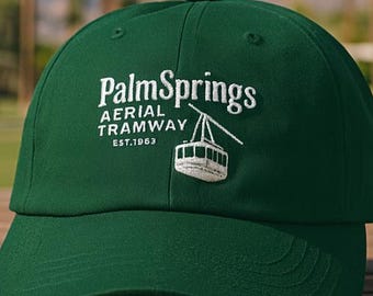 Palm Springs Aerial Tramway Dad Hat: Retro California Souvenir